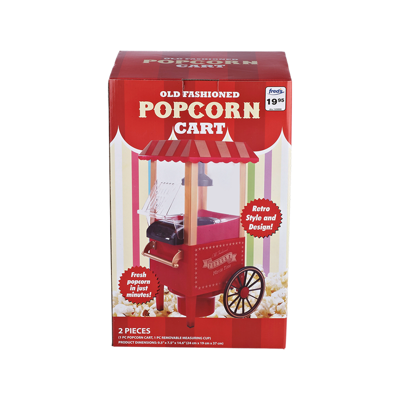 Mini máquina para hacer palomitas de maíz estilo carrito Mini máquina para hacer palomitas de maíz estilo carrito