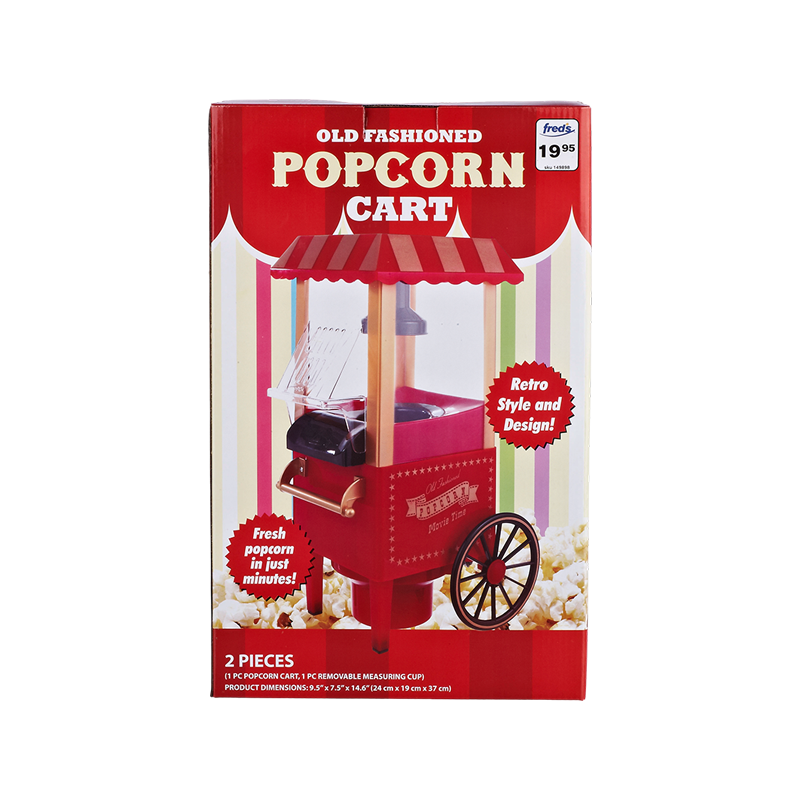 Mini máquina para hacer palomitas de maíz estilo carrito Mini máquina para hacer palomitas de maíz estilo carrito