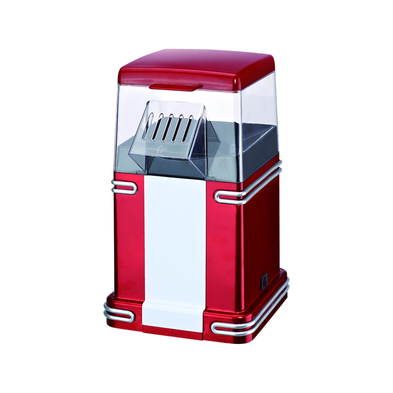 Máquina para hacer palomitas de maíz con aire retro de 1200 W