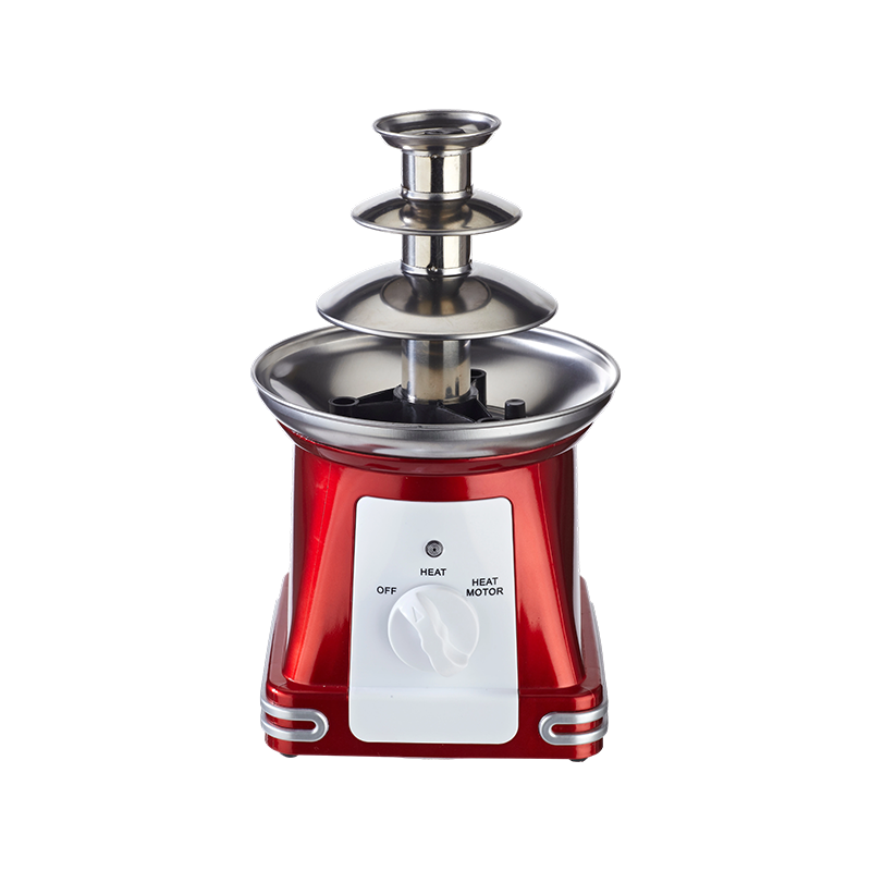 Fabricante de chocolate retro con base cuadrada roja YHL-1722